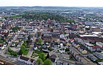 Sarpsborg station and town centre from north (3)